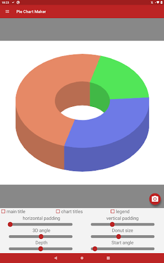 Screenshot of Pie Chart Maker