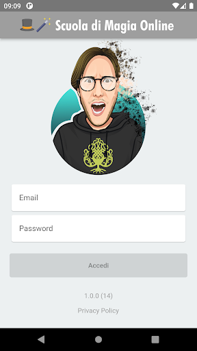 Android application Scuola di Magia screenshort
