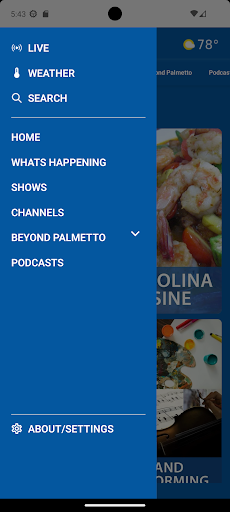 Android application The Palmetto Network screenshort