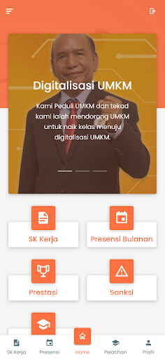 Android application SIMPEG Obormas screenshort