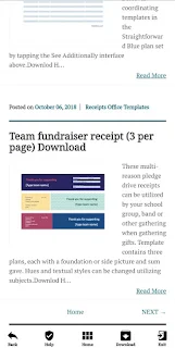 Printable Receipts Templates