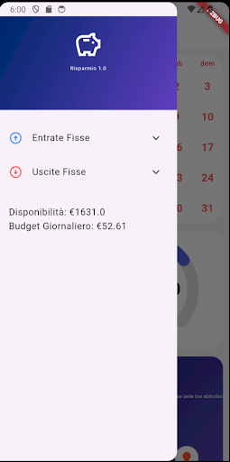 Risparmio Screen 2