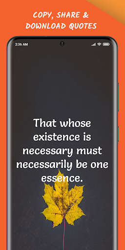 Daily Philosophy Quotes Screen 3