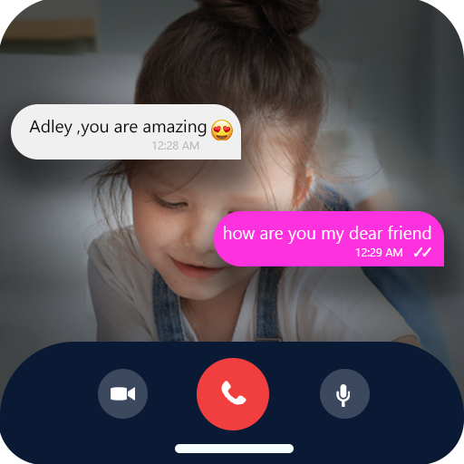 fake call video a for Adley logo