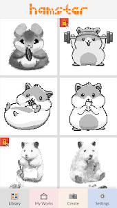 Hamster Pixel Art