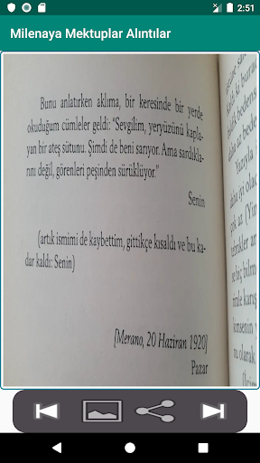 Milenaya Mektuplar Alıntılar Screen 2
