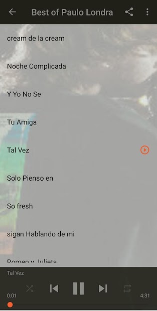 Screenshot 6 Paulo Londra Songs android
