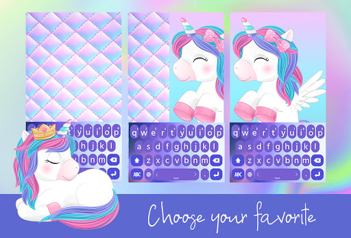 Unicorn Keyboard Theme Screen 3