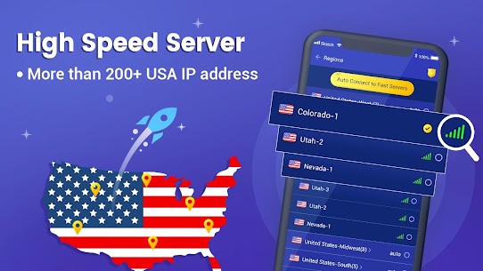 USA VPN – Free Unlimited Proxy & Security Fast VPN 3
