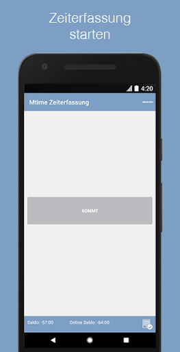 Android application MTZ Time App screenshort