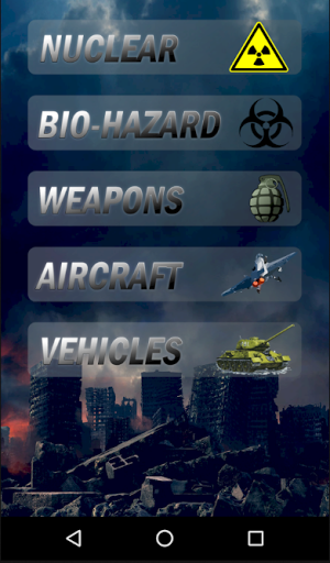 Android application Apocalypse Military Sounds screenshort