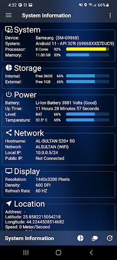 SysInfo Pro System Information Screen 2