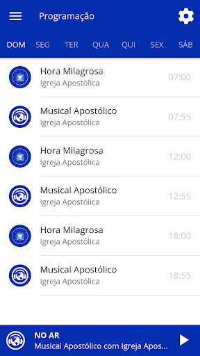 Rádio Apostólica Web Screen 2