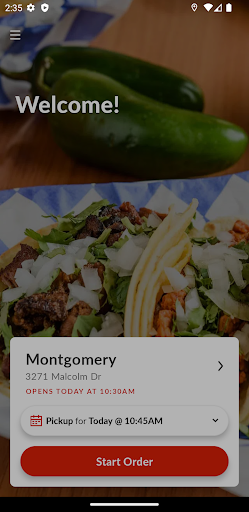 El Taco Shop Screen 2