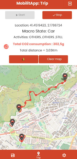 MobilitApp Screen 2