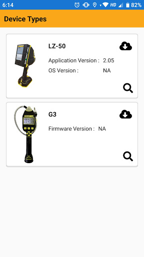 Android application Sensit-Service 360 screenshort