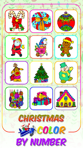 Android application Christmas Color by Number screenshort