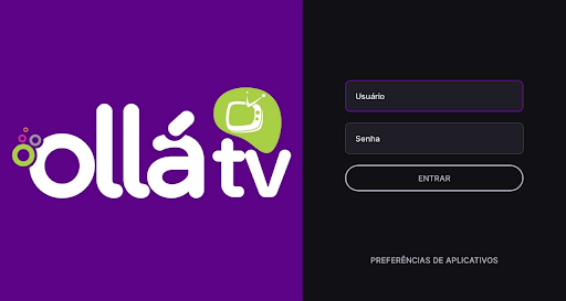 Android application OlláTV screenshort