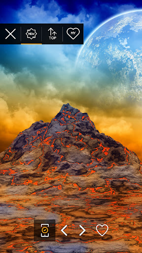 Wallpapers with volcanoes Screen 3