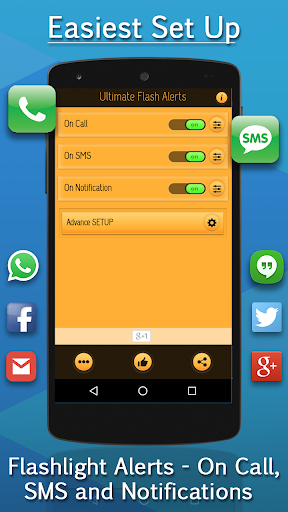 Android application Ultimate Flash Alerts screenshort