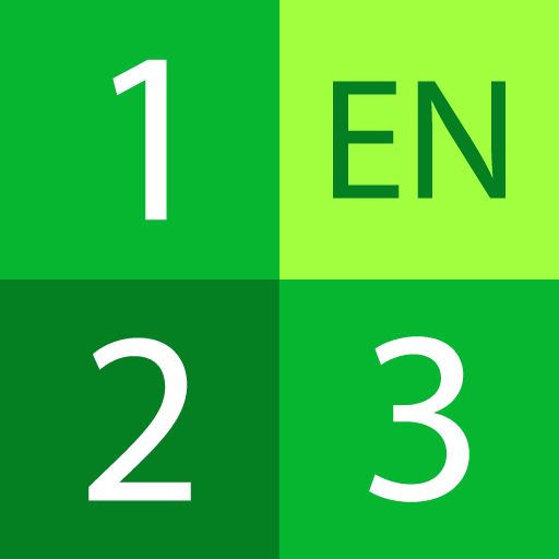 Numbers in English logo
