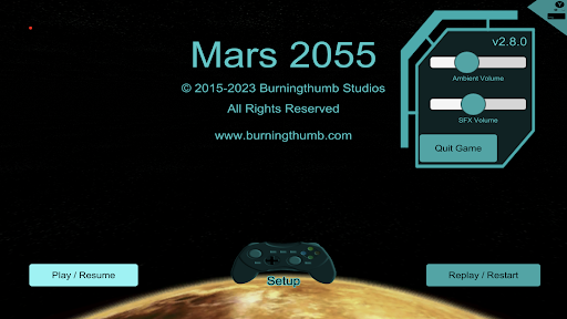 Android application Mars 2055 screenshort