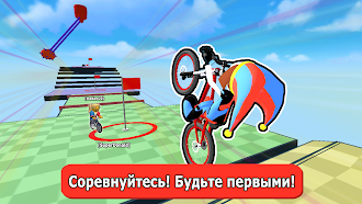 Game screenshot Obby bike: На велике паркур apk download