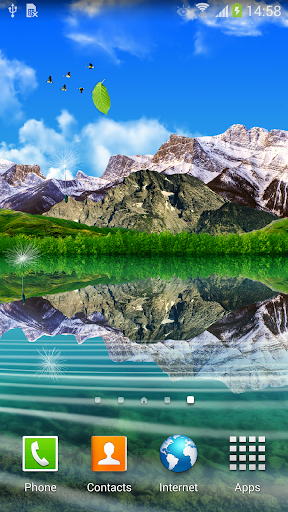 Android application Landscape Live Wallpaper Lite screenshort