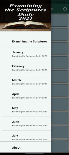 Android application Examining the Scriptures Daily screenshort