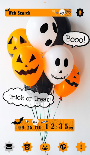 Android application Halloween Balloons Theme screenshort