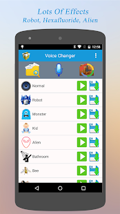 Cambiador de voz Screenshot