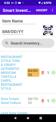 Smart Inventory Screen 3
