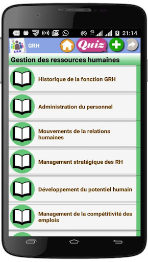 Android application Gestion des Ressources Humaine screenshort