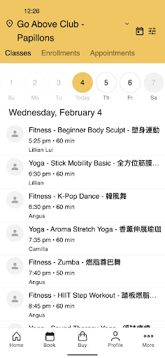 Go Above Club ekran görüntüsü