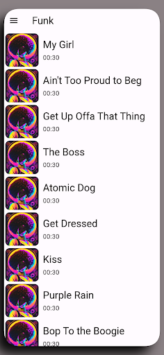 Funk Ringtones App Screen 3