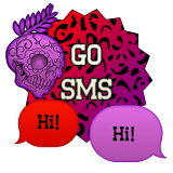 GO SMS - Sugar Skulls 3 icon
