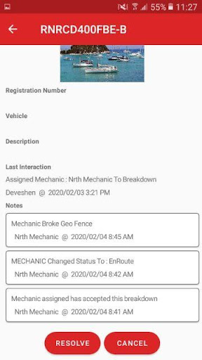 Android application RNR Repair screenshort