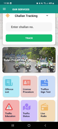 Android application RAABTA screenshort