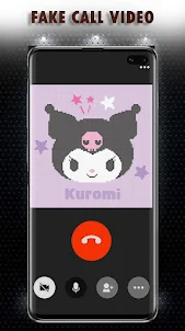 Kuromi Fake Video Call & Chat
