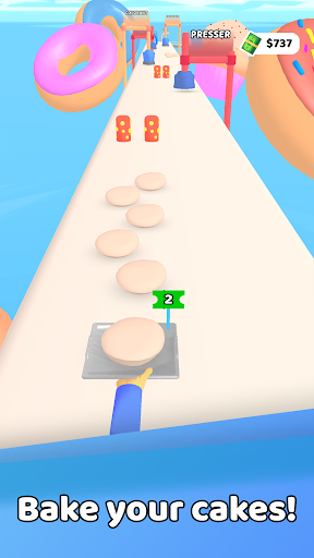 Android application Cake Runner - Bake your cakes screenshort