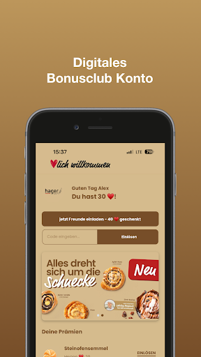 Android application HAGER screenshort