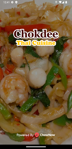 Android application Chokdee Thai Cuisine screenshort