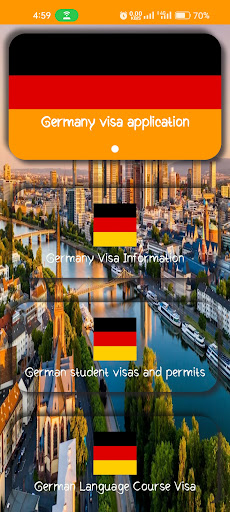 Android application Germany Visa Check And Apply screenshort