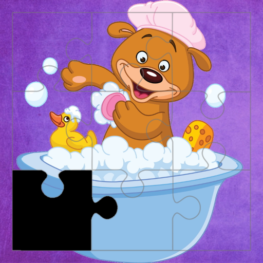 Smiling Animal Puzzles logo