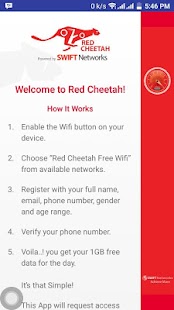Red Cheetah (Available only in hotspots in Lagos.) Screenshot