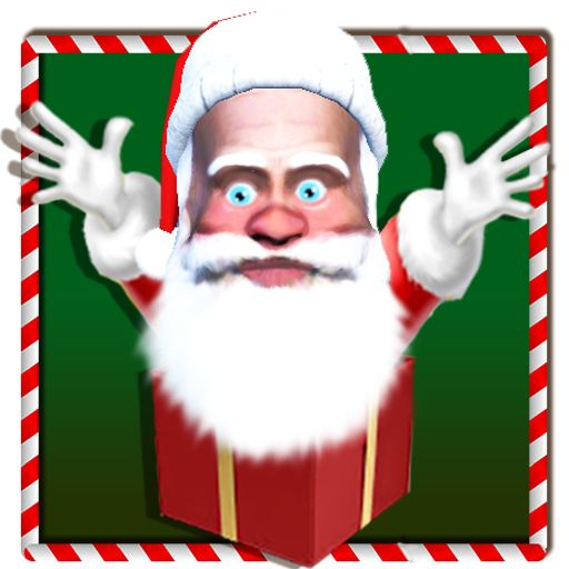 Happy Christmas Santa logo
