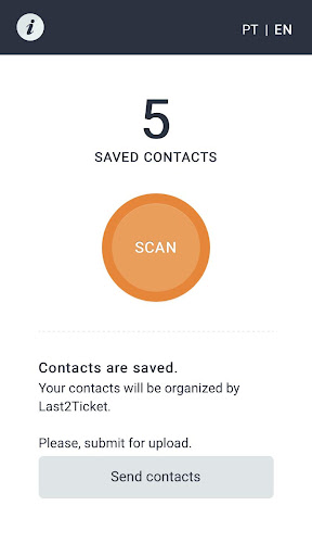 SCAN.app Screen 2
