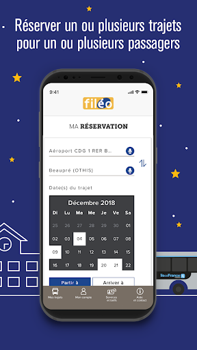 Android application Filéo screenshort