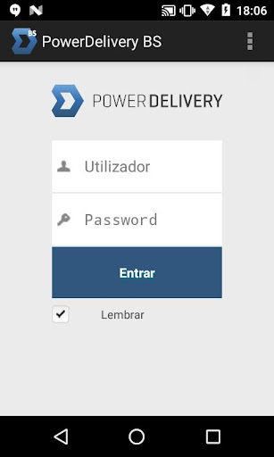 Android application PowerDelivery BS screenshort