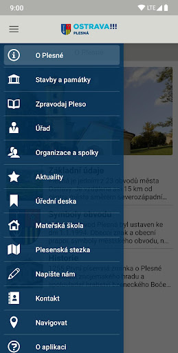 Android application Ostrava - Plesná screenshort